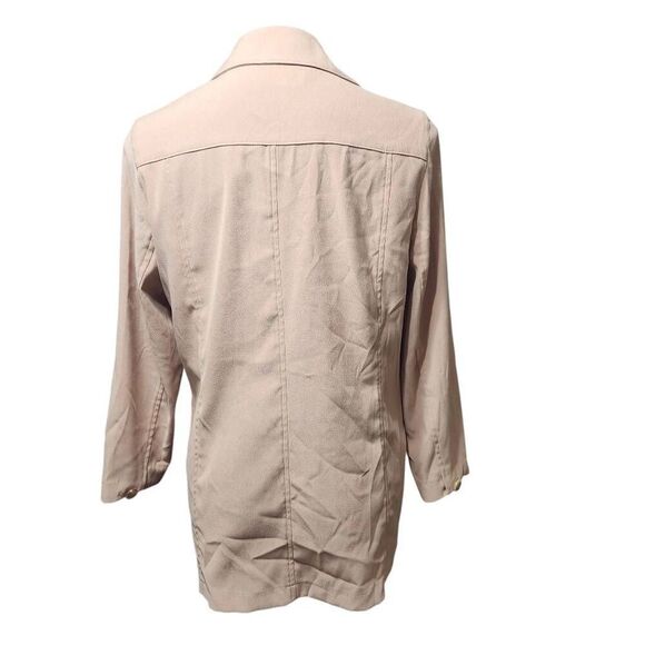 Harve Benard by Benard Holtzman tan shacket size 8 - Picture 4 of 8